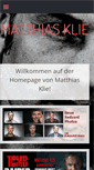 Mobile Screenshot of matthiasklie.de